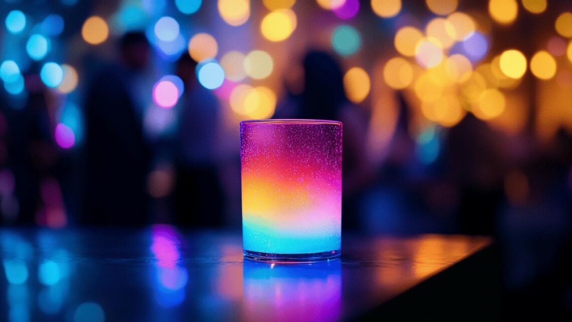 Le verre cocktail verre lumineux reutilisable : innovation durable pour bars responsables
